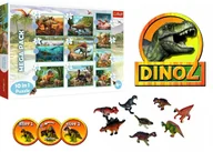Figurki dla dzieci - Puzzle Dinozaury 10W1 + 5 Saszetek Z Figurkami Dinozaurów Simba - miniaturka - grafika 1