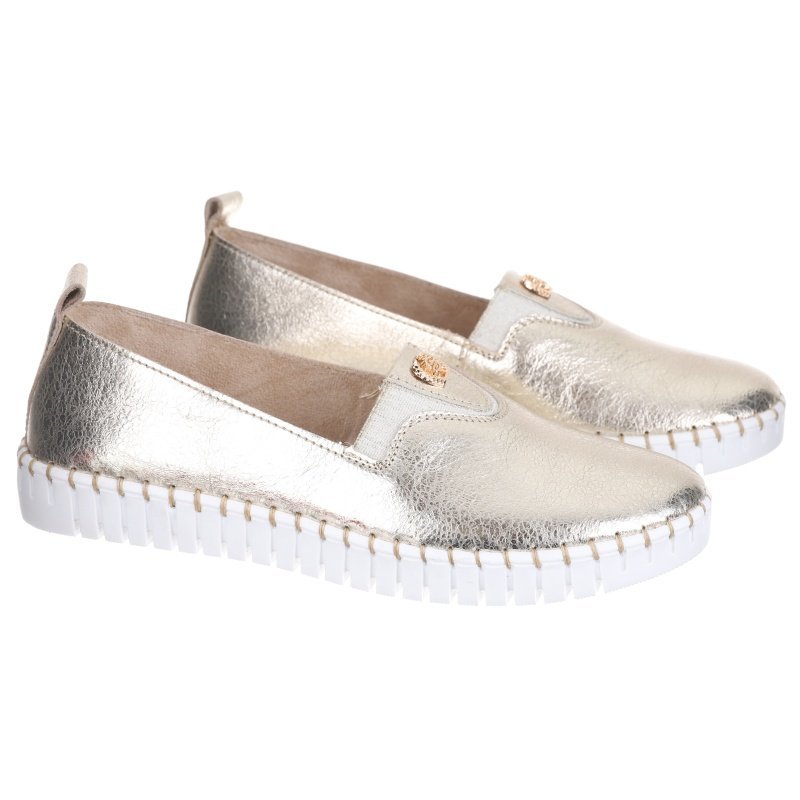 Półbuty damskie Simen 6825A CLARIS PLATYNA 37