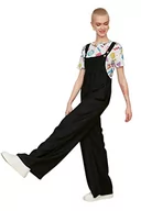 Kombinezony - Trendyol Kombinezon damski Lots of Rompers, Czarny, 32 - miniaturka - grafika 1