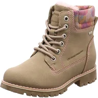 Kozaki damskie - Tom Tailor Kids Dziewczęce 4270080018 modne kozaki, beżowy, 32 EU - miniaturka - grafika 1