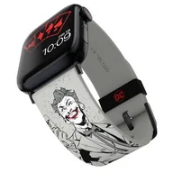 Akcesoria do smartwatchy - Pasek MOBY FOX DC Comics Jorge Jimenez The Joker Last Laugh do Apple Watch 2/3/4/5/6/7/8/9/SE/SE 2022/Ultra/Ultra 2 (38/40/41/42/44/45/49mm) Szary - miniaturka - grafika 1