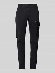 Spodnie cargo o kroju tapered fit z nadrukiem z logo model ‘NORDROP’ - Spodnie męskie - miniaturka - grafika 1