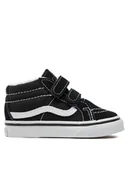 Buty dla dziewczynek - Vans Tenisówki Sk8-Mid Reissue V VN00018W6BT Czarny - miniaturka - grafika 1