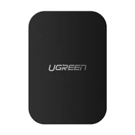 Uchwyty samochodowe do telefonów - Prostokątna metalowa płytka UGREEN do uchwytu magnetycznego 2 szt. (czarny) - miniaturka - grafika 1
