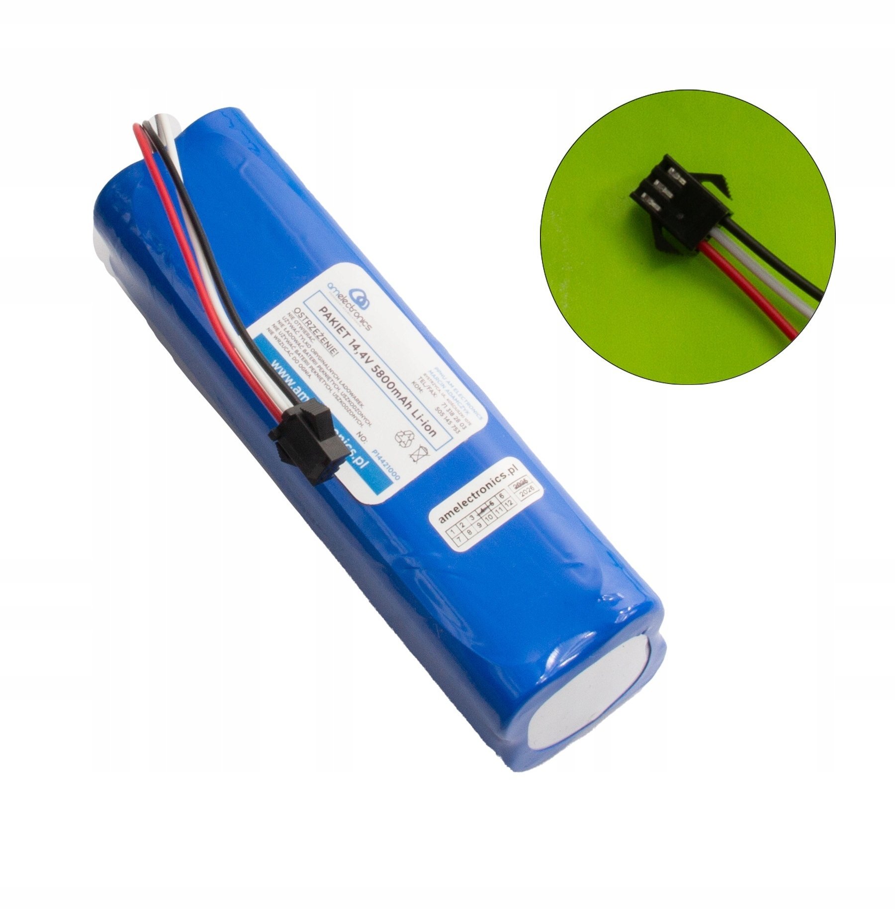 AM electronics Akumulator bateria do Roidmi Eve plus 14,4V 6000mAh 0150