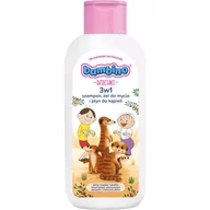 Kosmetyki kąpielowe dla dzieci - Bambino Dzieciaki Szampon Żel do Mycia i Płyn do Kąpieli 3w1 Surykatki 400ml - miniaturka - grafika 1