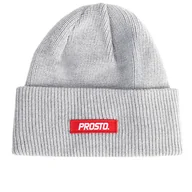 Czapki i chusty sportowe damskie - Czapka Prosto Winter KL222MACC2154U - szara - miniaturka - grafika 1