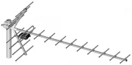 Anteny TV - Antena TV kierunkowa 21-60 "Yaga" 19-elementów bez symetryzatora Tamiza - miniaturka - grafika 1