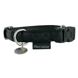 Zolux Obroża regulowana Mac Leather 2do 5mm Czarna [522045NO] 6291 - Obroże dla psów - miniaturka - grafika 1