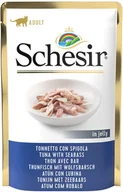 Mokra karma dla kotów - Schesir w galarecie, saszetki, 6 x 85 g - Tuńczyk z labraksem - miniaturka - grafika 1