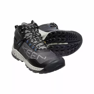 Buty trekkingowe męskie KEEN NXIS EVO MID WP - Buty trekkingowe męskie - miniaturka - grafika 2