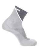 Skarpetki męskie - SALOMON Skarpety "Pulse Ankle" w kolorze szaro-antracytowym do biegania - miniaturka - grafika 1