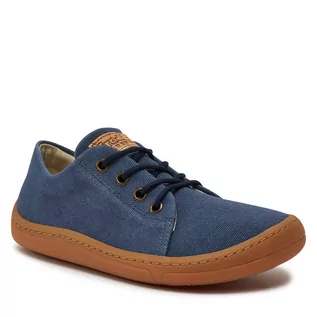 Buty dla chłopców - Sneakersy Froddo Barefoot Vegan Laces G3130249 M Blue - grafika 1