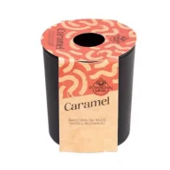 Świece - Świeczka sojowa Powąchaj mnie Caramel czarna 130 ml - miniaturka - grafika 1
