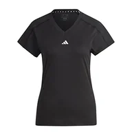 Koszulki i topy damskie - adidas T-shirt damski Tr-Es czarny, L - miniaturka - grafika 1