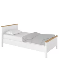 Łóżka - Łóżko 90 x 200 z Materacem SO-08 Story Lenart Biały, Dąb Nash - miniaturka - grafika 1