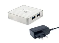 Huby USB - Konceptronic koncentrator USB 4-portowy 3.0 -> 4x3.0 z zasilaczem - miniaturka - grafika 1