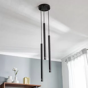 Sigma Sopel Laser lampa wisząca 3-punktowa czarna 33254 - Lampy sufitowe - miniaturka - grafika 2