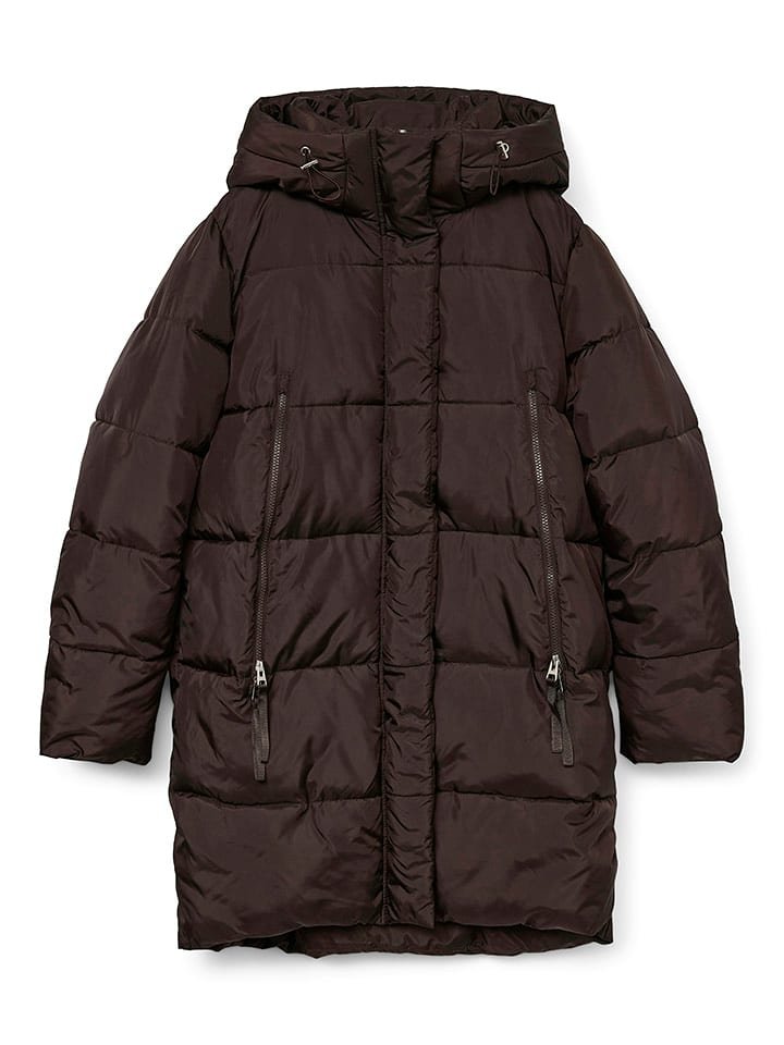 Vero Moda Kurtka pikowana w kolorze brązowym