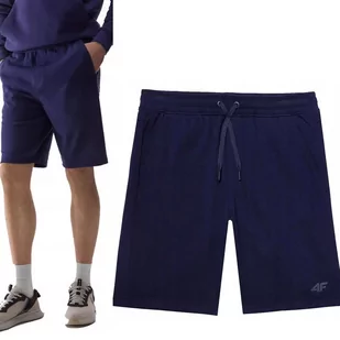 KRÓTKIE SPODENKI 4F MĘSKIE BAWEŁNIANE SPORTOWE LATO SHOM284 r. XXL - Spodenki męskie - miniaturka - grafika 1