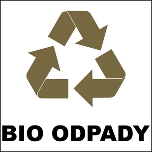 Naklejka Kosz Znak Segregacja Odpadów Bio Odpady Libres So-9 5902082235897 - Akcesoria BHP - miniaturka - grafika 1