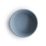 Miseczki i talerzyki dla dzieci - Mushie Miseczka Silikonowa z Przyssawką Powder Blue - miniaturka - grafika 1