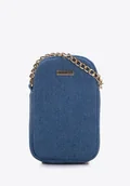 Plecaki - Minitorebka dżinsowa na łańcuszku niebieska - Wittchen - miniaturka - grafika 1