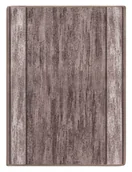 Dywany - Chodnik Nowoczesny Rama Drewno Taupe - miniaturka - grafika 1