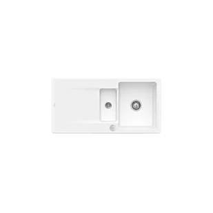 Villeroy & Boch Siluet 60 R R1 Weiss Alpin 333702R1 - Zlewozmywaki - miniaturka - grafika 1