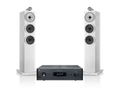 Zestawy stereo - NAD C399 (czarny) + 703 S3 (biały) - miniaturka - grafika 1