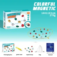 Gry planszowe - Magnetyczna gra w szachy: zabawna magnetyczna gra planszowa, gra strategiczna dla dzieci i dorosłych, gry na przyjęcia rodzinne - miniaturka - grafika 1