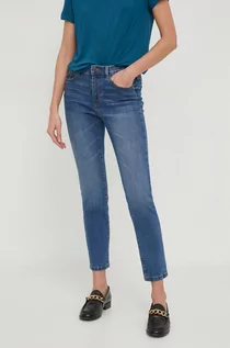Spodnie damskie - Sisley jeansy damskie kolor niebieski - grafika 1