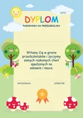 Dyplomy i okładki - DYPLOM Pasowania na przedszkolaka PNP_1 - miniaturka - grafika 1