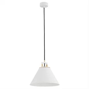 w koszyku Argon Orte 4914 lampa wisząca zwis 1x15W E27 biała/mosiądz - Lampy sufitowe - miniaturka - grafika 1