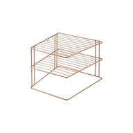 Półki do kuchni - Narożna półka w kolorze miedzi Metaltex - miniaturka - grafika 1