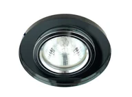 Lampy sufitowe - Candellux Podtynkowa halogenowa OPRAWA sufitowa OCZKO SS-15 2230491 chrom Czarny - miniaturka - grafika 1