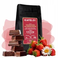 Kawa - Kawa Kafelov TRUSKAWKI W CZEKOLADZIE 250g ziarno - miniaturka - grafika 1