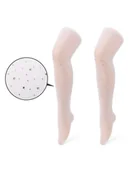 Rajstopy - Dziewczęce rajstopy kabaretki z kryształkami białe Be Snazzy r.M - miniaturka - grafika 1