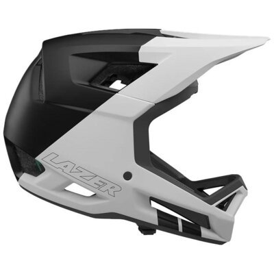 LAZER Cage KinetiCore Biało-czarny mat Full Face ( XS)
