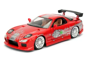 JADA FAST AND FURIOUS DOM'S MAZDA RX-7 CZERWONY 1:24 253203033 - Samochody i pojazdy dla dzieci - miniaturka - grafika 1