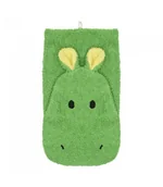 Kosmetyki kąpielowe dla dzieci - Myjka Do Kąpieli Dla Dzieci, Rękawica Kąpielowa, Pacynka, Mała, Hipopotam Norbert, Bawełna Organiczna, Gots, Fürnis - miniaturka - grafika 1