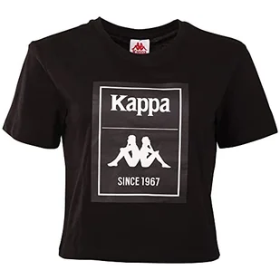 Kappa Damska koszulka Lilpa, krój regularny, Caviar, S - Koszulki i topy damskie - miniaturka - grafika 1