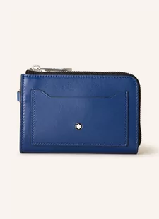 Montblanc Etui Na Karty Meisterstück Z Kieszenią Na Monety blau - Etui na dokumenty i karty - miniaturka - grafika 1