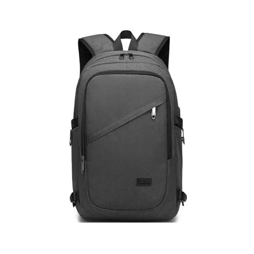 Kono Podróżne plecaki na laptopa, plecak szkolny, antykradzieżowy, 15,6 cala, plecak na laptopa z portem ładowania USB, lekki laptop, komputer biznesowy, torba do pracy dla mężczyzn i kobiet,