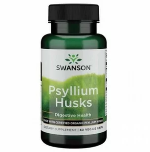 Organic Psyllium Husk 625mg (60 kaps.) - Suplementy diety - miniaturka - grafika 1