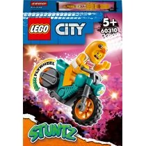LEGO City Motocykl kaskaderski z kurczakiem 60310 - Klocki - miniaturka - grafika 2