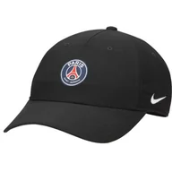 Czapki damskie - Czapka z daszkiem Nike PSG FN4886 (kolor Czarny) - miniaturka - grafika 1