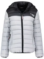 Kurtki damskie - Geographical Norway Kurtka pikowana "Atikoclerc" w kolorze szarym - miniaturka - grafika 1