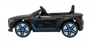 Autko BMW i4 na akumulator dla dzieci Czarny + Wolny Start + EVA + Ekoskóra + Audio LED + Pilot - Pojazdy elektryczne dla dzieci - miniaturka - grafika 4