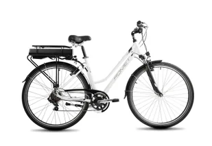 Romet Rower elektryczny Gazela Rm biało-czarny 20 L - Rowery elektryczne - miniaturka - grafika 1